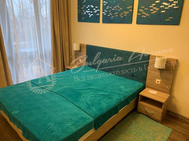 Студия со своим двориком в закрытом комплексе в к.Солнечный берег
