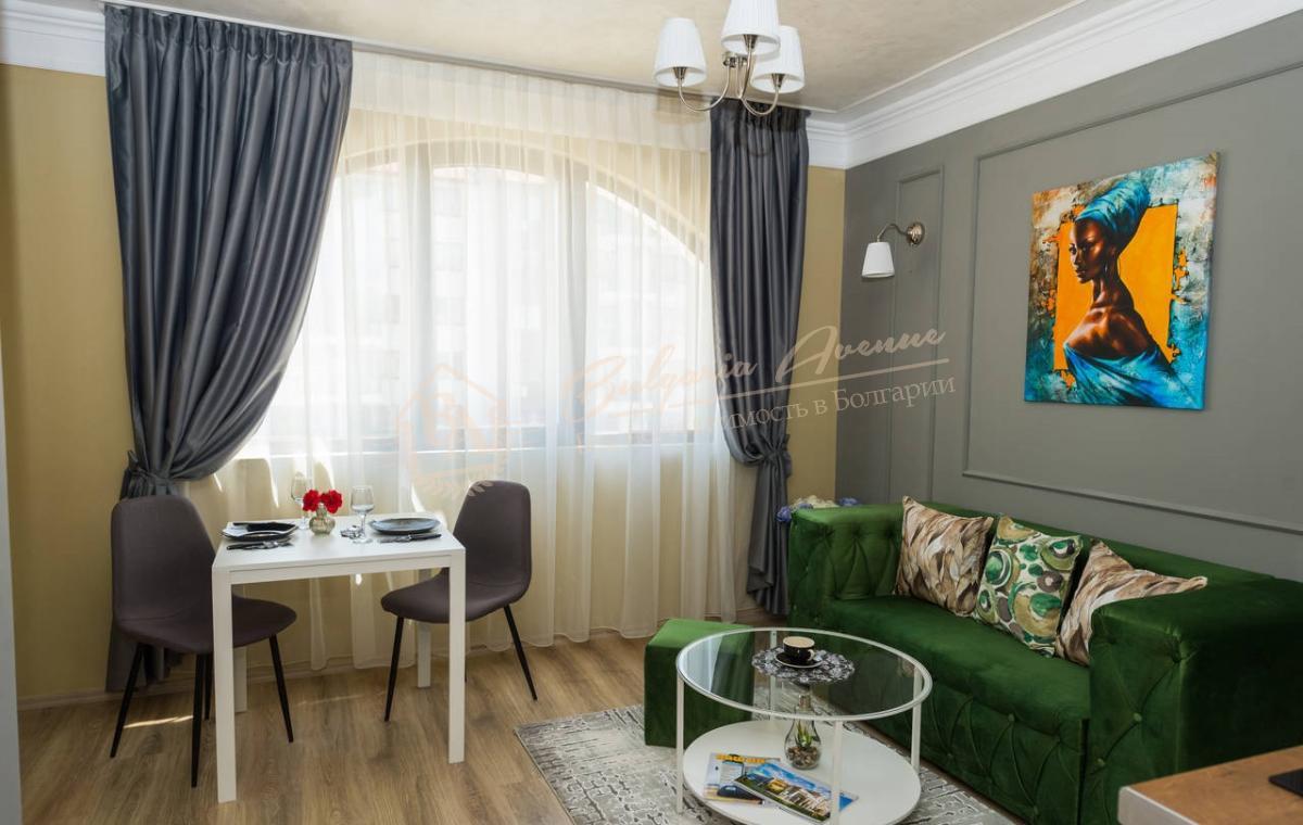 Дизайнерский апартамент с 1 спальней в 150 м от моря в г.Несебр