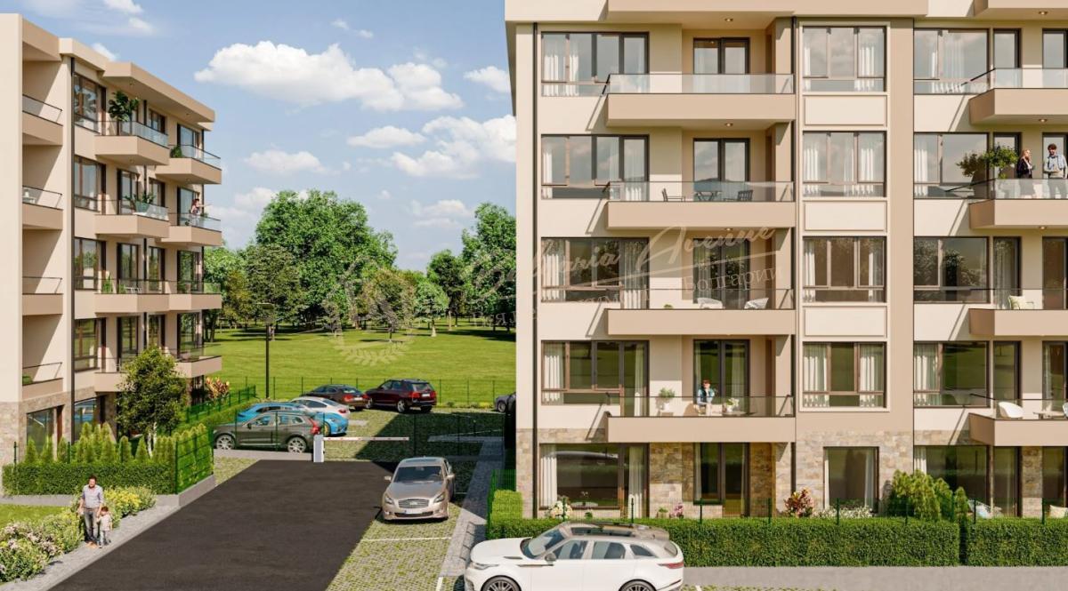 Люксовый апартамент студия в квартале Сарафово, город Бургас. 150 м от пляжа