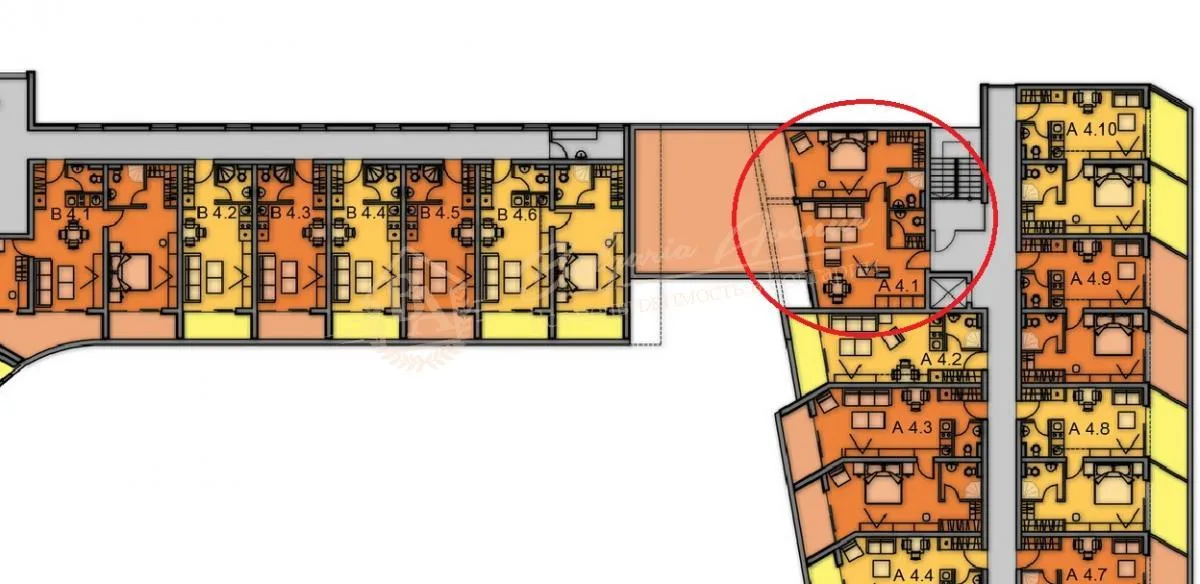 Апартамент с 1 спальней, Luxor Garden House, г.Святой Влас