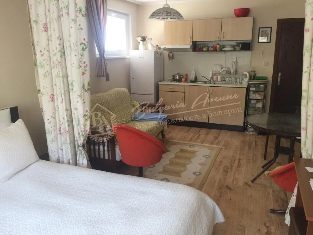 Просторная студия, 150м от пляжа, ПМЖ, Марина Диневи, г.Святой Влас