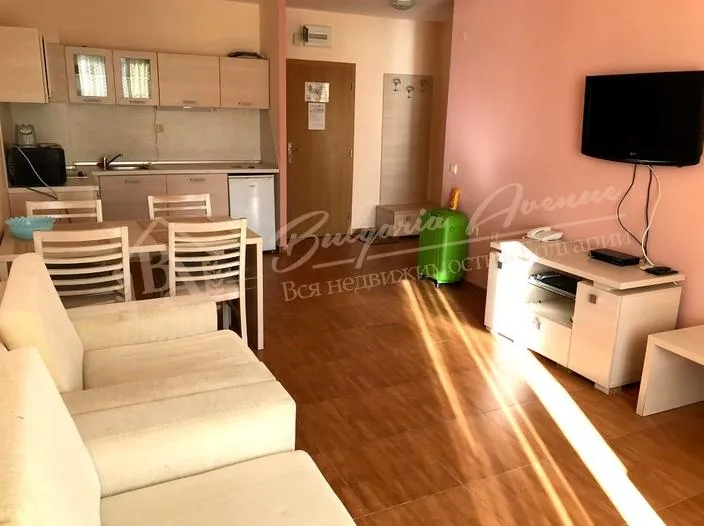 Панорамная квартира с 1 спальней в 120м от пляжа