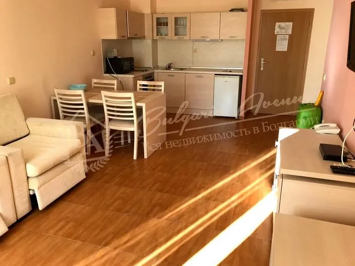 Панорамная квартира с 1 спальней в 120м от пляжа