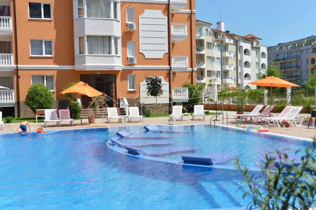 Студия от застройщика, Sea Diamond, г.Солнечный Берег