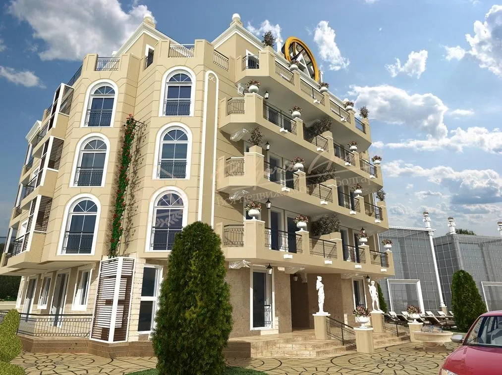 Квартира с 1 спальней в новом, малоквартирном жилом доме у моря в г.Несебр