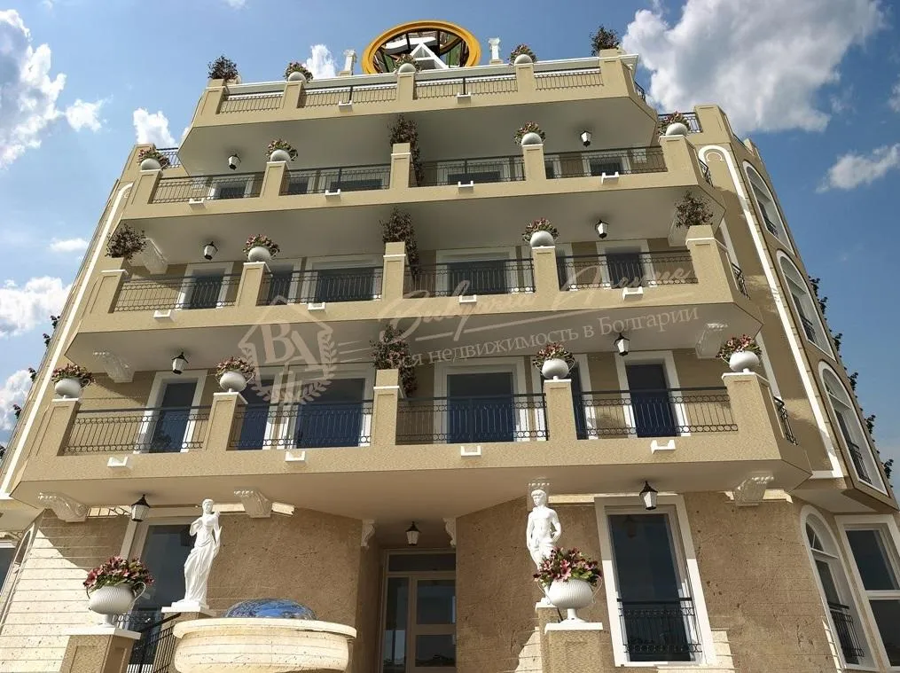 Квартира с 1 спальней в новом, малоквартирном жилом доме у моря в г.Несебр