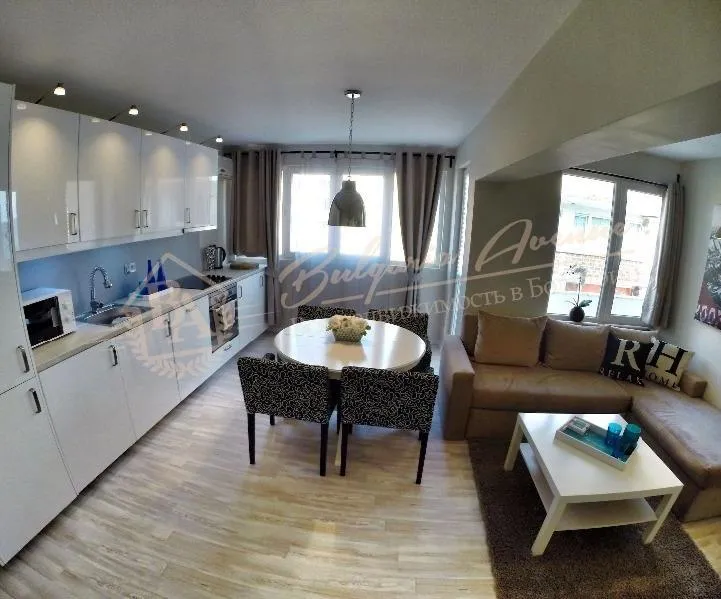 Стильная квартира с 1 спальней и видом на море в г.Поморие