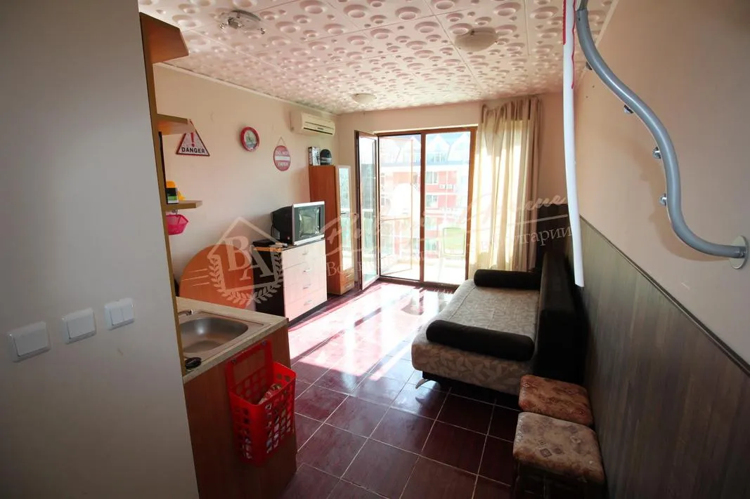 Студия в закрытом комплексе у моря, к.Солнечный Берег