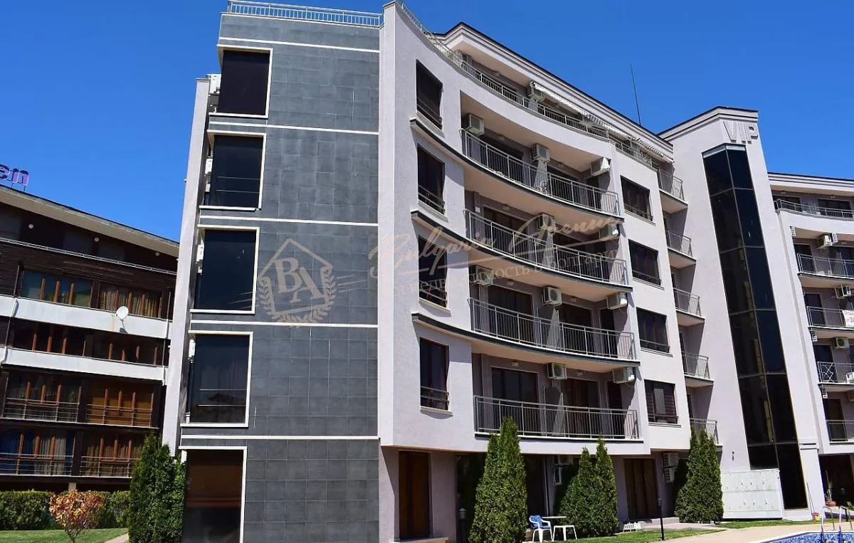 Студия в элитном доме в 200 м от пляжа, рядом с дюнами, к.Солнечный берег