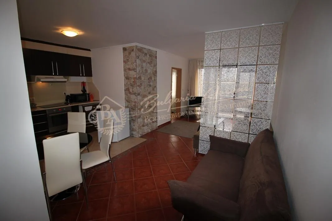 Стильный апартамент с 1 спальней в закрытом комплексе, к.Солнечный Берег