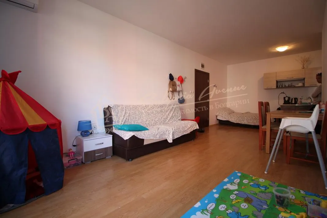 Апартамент с 1 спальней в закрытом комплексе к. Солнечный Берег