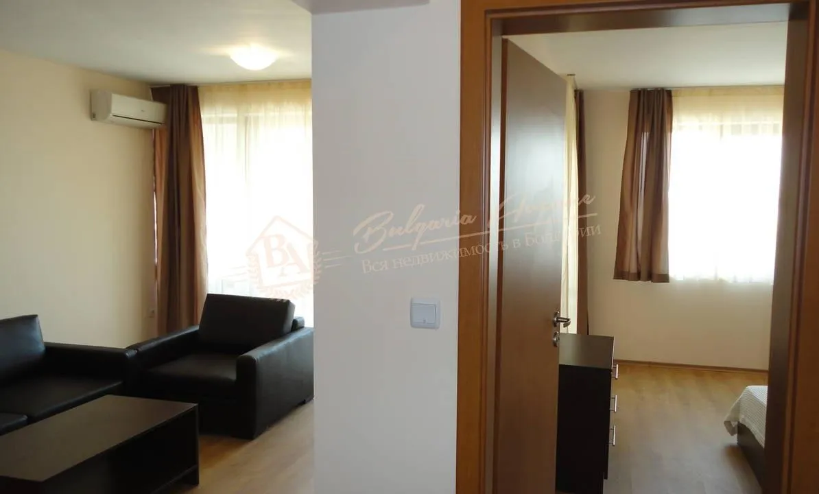 Меблированная, двухкомнатная квартира в Шато Дел Мар, к.Солнечный берег