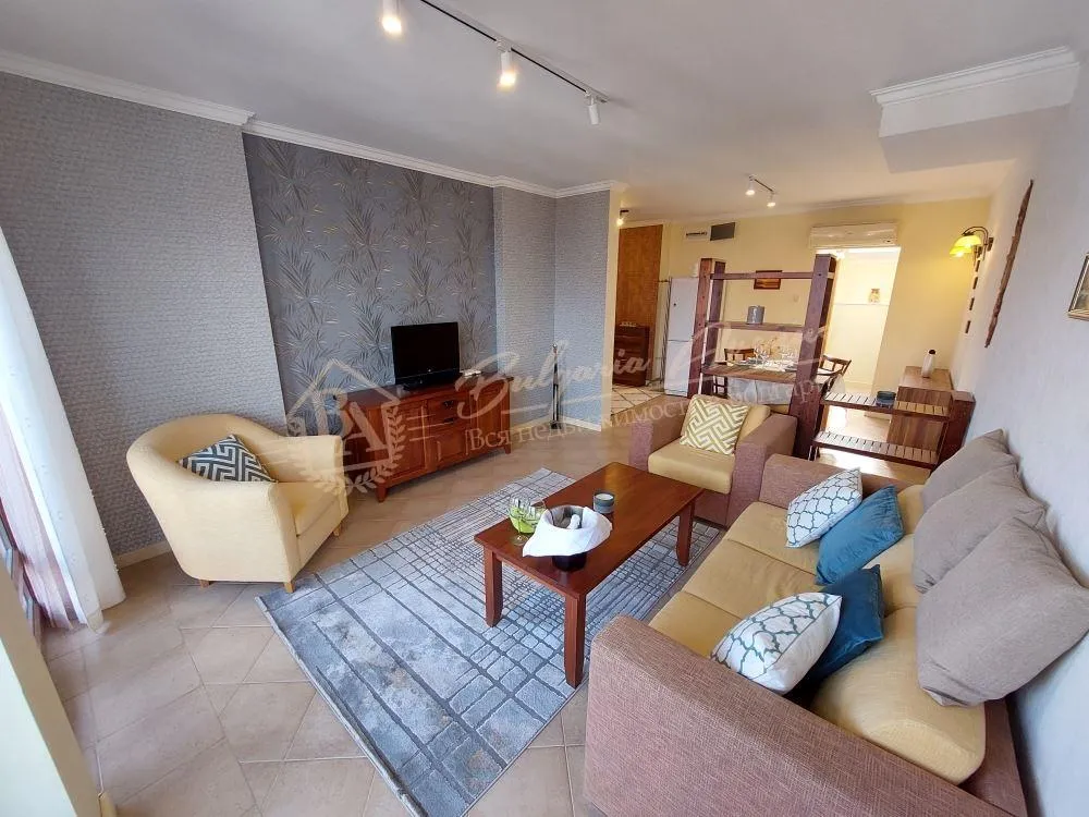 Двухкомнатный апартамент в "Санта Марина", Созополь - панорамный вид на море