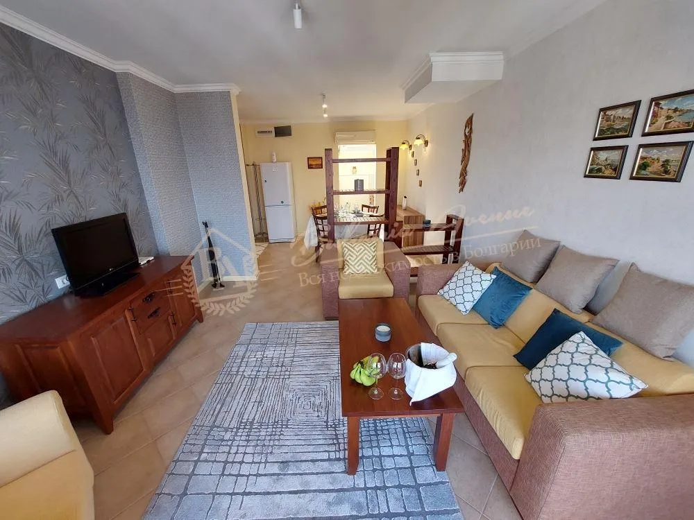 Двухкомнатный апартамент в "Санта Марина", Созополь - панорамный вид на море