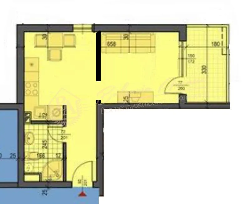 Апартамент с 1 спальней в комплексе "Санни Дримс", Солнечный берег