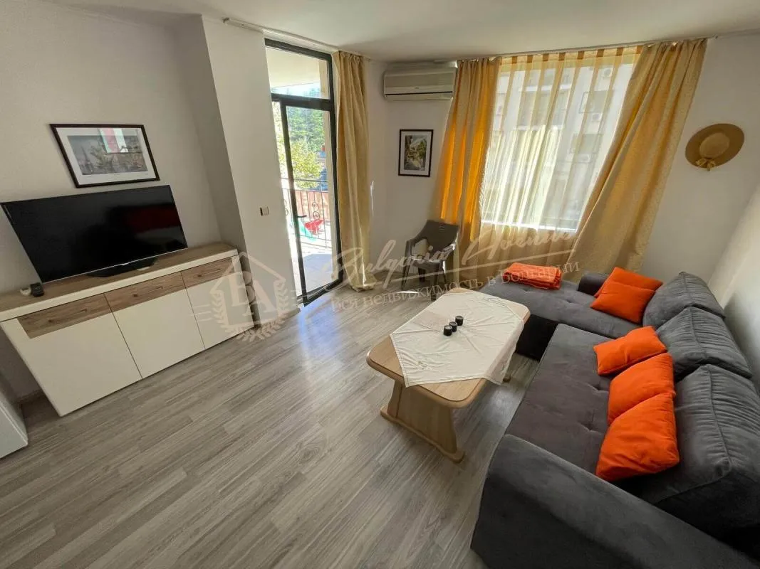 Просторный свежий апартамент с 1 спальней в комплексе "Авалон", Солнечный берег