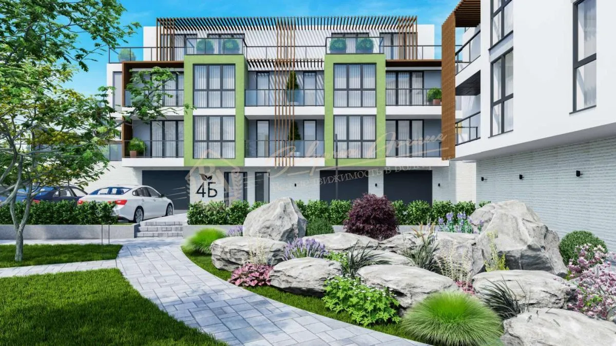 Апартаменнт с 2 спальнями в парке с энергоэффективной и видом на море г.Варна