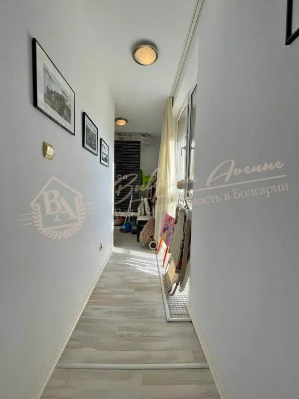 Апартамент с 1 спальней в комплексе Rainbow 4, Солнечный берег - вид на море, большая терраса