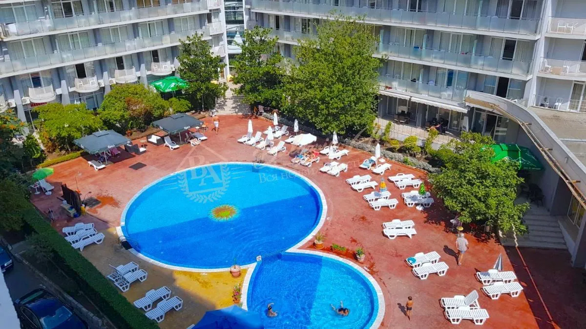 Студия в 4-звездочном комплексе Grand Hotel Oasis, Солнечный берег