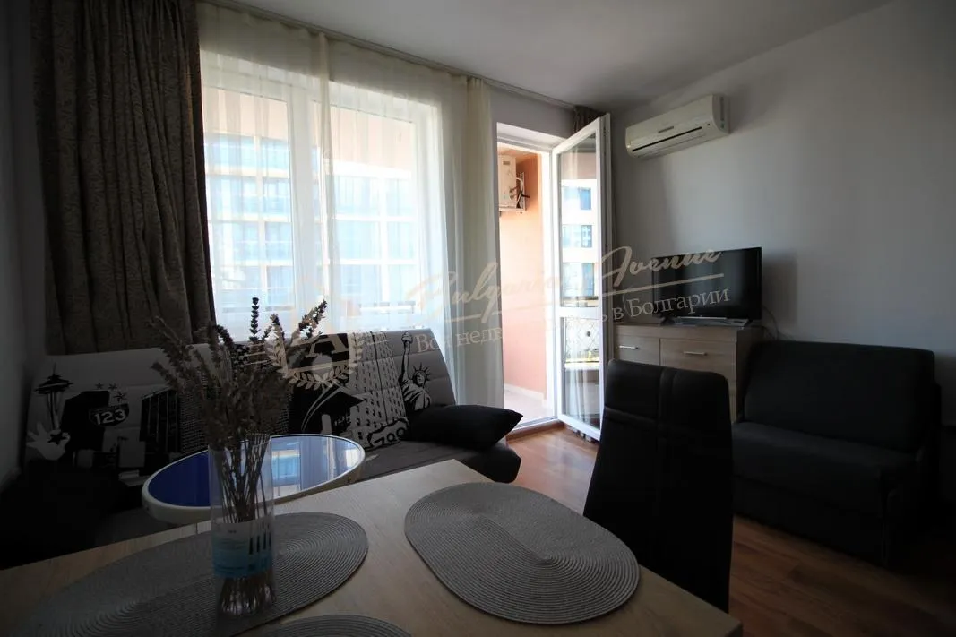 Стильная студия в закрытом комплексе у моря, к.Солнечный Берег