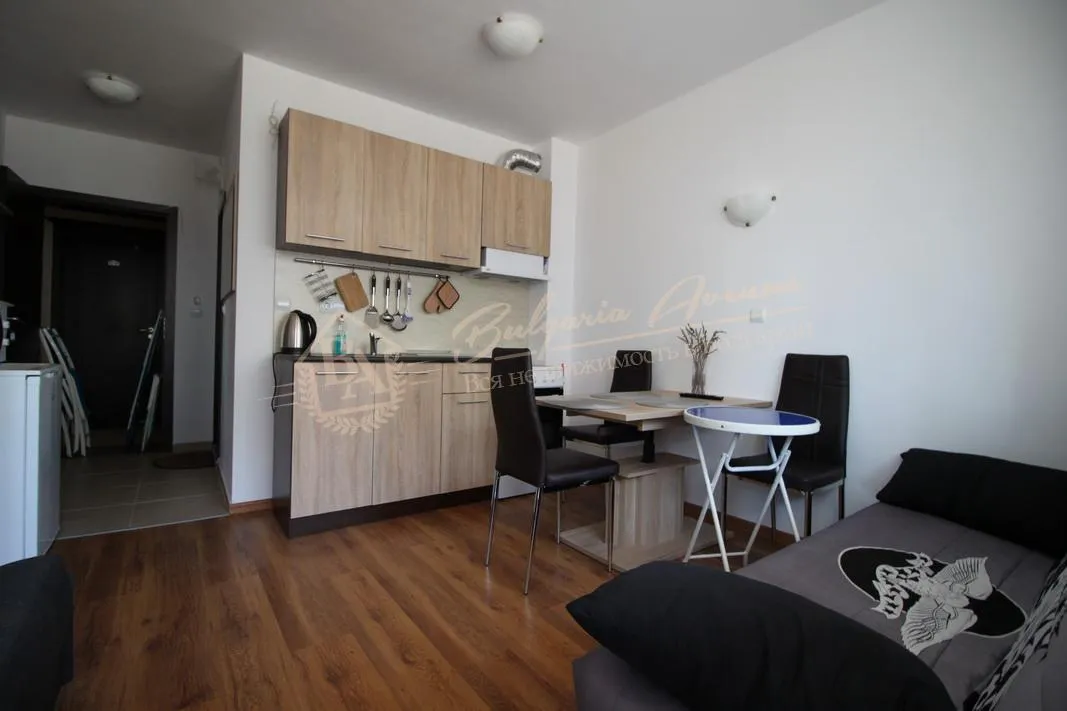 Стильная студия в закрытом комплексе у моря, к.Солнечный Берег