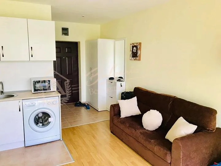 Однокомнатная квартира с хорошей мебелью у моря, к.Солнечный берег