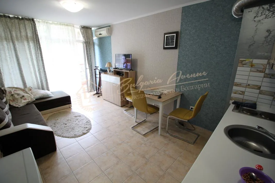 Просторная, меблированная студия в Анита комплексе в к.Солнечный Берег