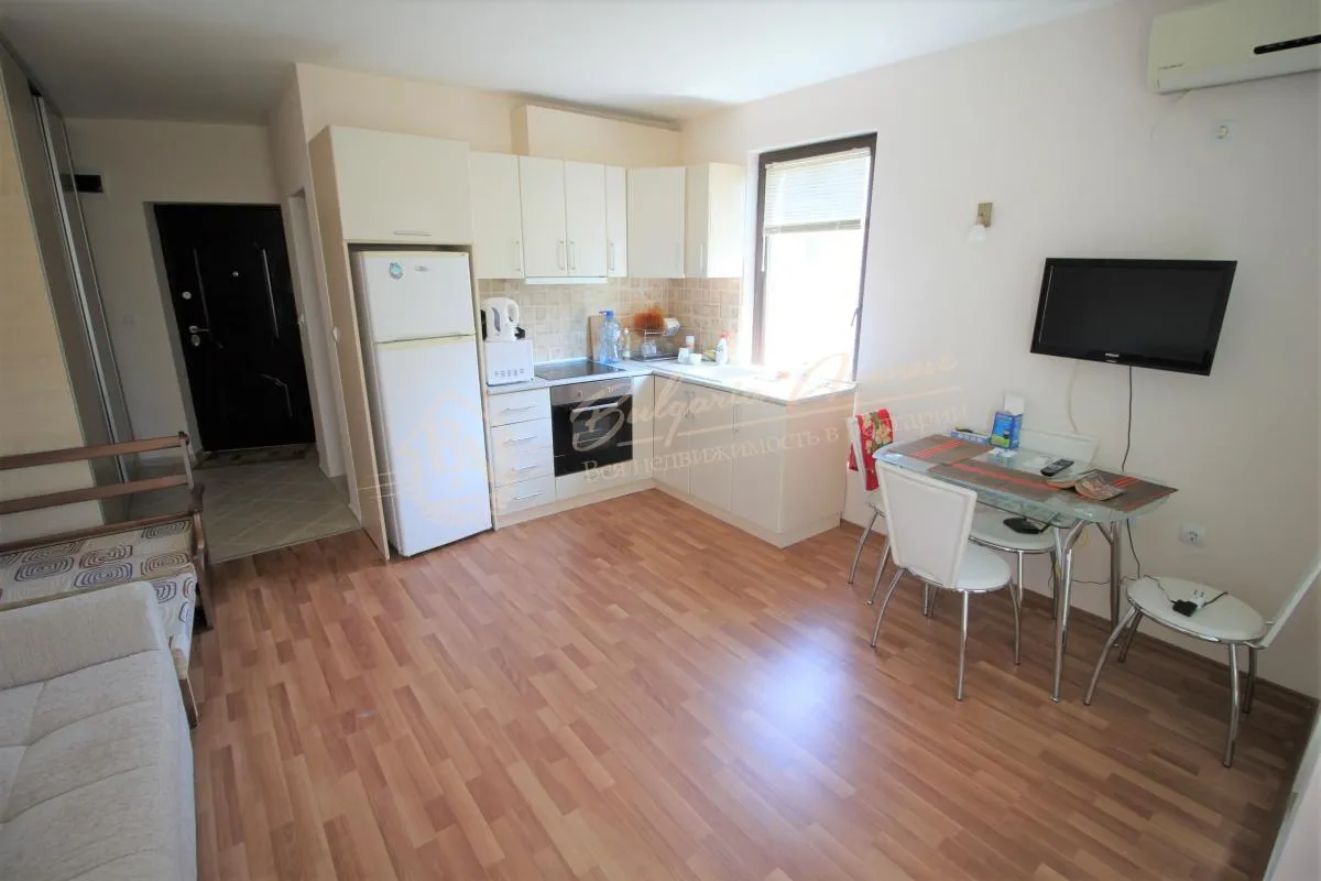 Меблированная студия со вкусом в Амбер комплексе в к.Солнечный Берег