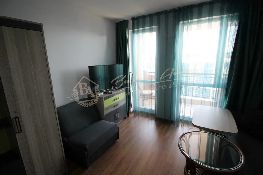 Стильная студия в закрытом комплексе у моря, к.Солнечный Берег