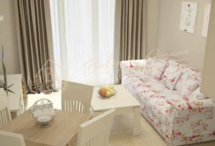 Дизайнерская студия в закрытом комплексе у моря, к.Солненчый Берег