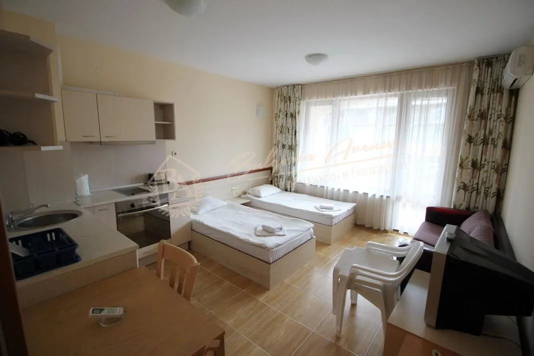 Студия закрытом комплексе для отдыха / под сдачу в аренду к.Солнечный Берег