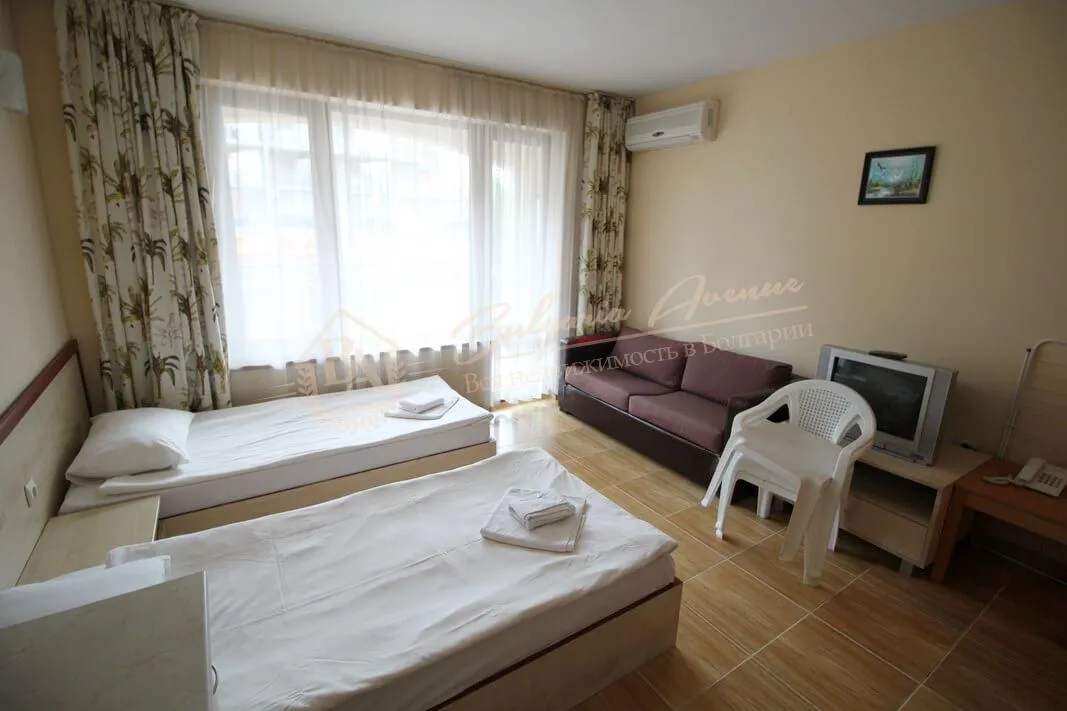 Студия закрытом комплексе для отдыха / под сдачу в аренду к.Солнечный Берег