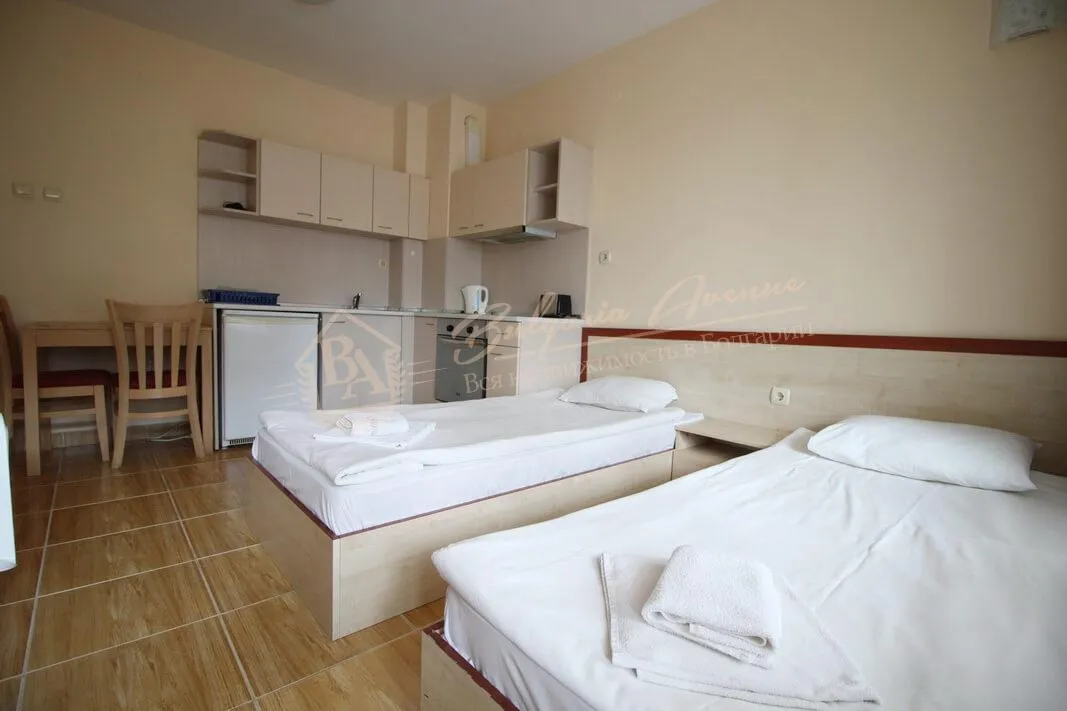 Студия закрытом комплексе для отдыха / под сдачу в аренду к.Солнечный Берег