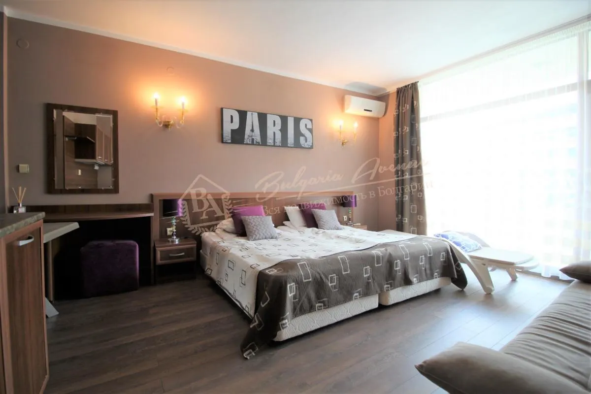 Просторная студия на 2+1, вторая линия в Гренада в к.Солнечный Берег