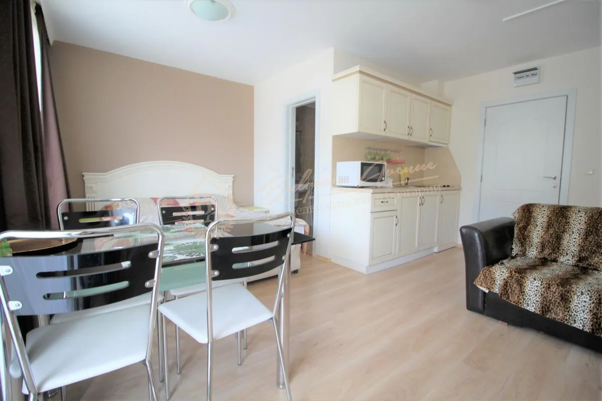 Студия, французские окна, ниша под спальню, у моря, к.Солнечный Берег