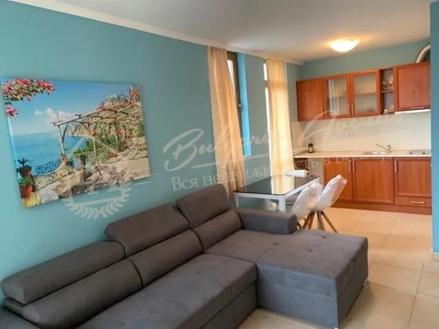 Студия с мебелью у моря, в центре, без таксы поддержки, к.Солнечный берег