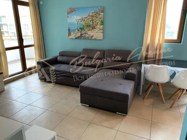 Студия с мебелью у моря, в центре, без таксы поддержки, к.Солнечный берег