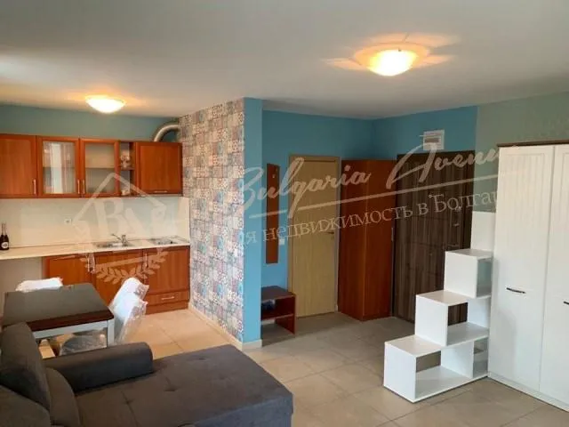 Студия с мебелью у моря, в центре, без таксы поддержки, к.Солнечный берег