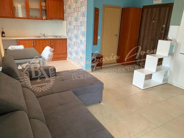 Студия с мебелью у моря, в центре, без таксы поддержки, к.Солнечный берег