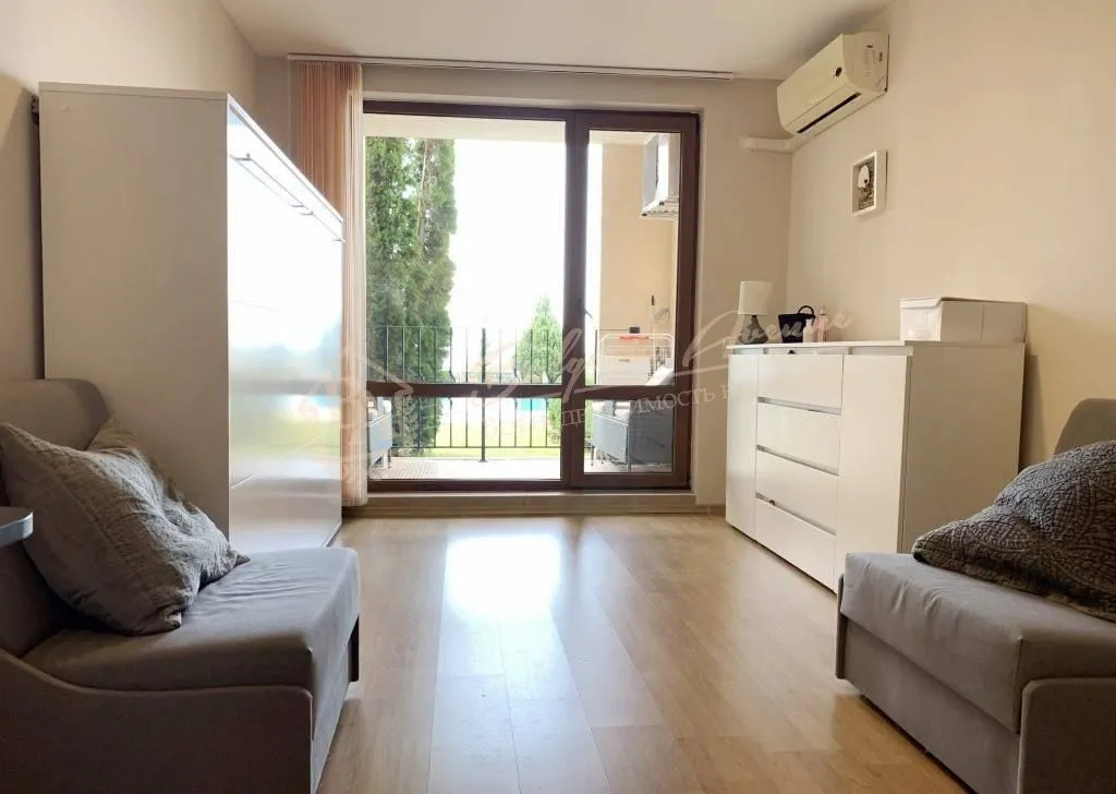 Студия, стильно меблированная в средиземноморском стиле, 2+2 в г.Святой Влас