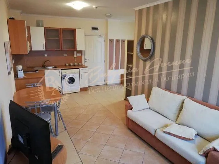 Апартамент с 1 спальней в закрытом комплексе, к. Солнечный Берег