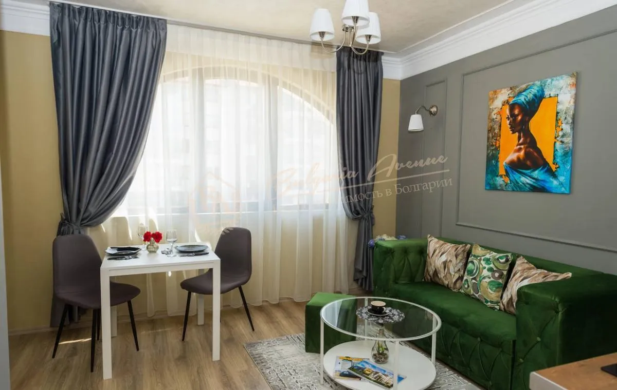 Дизайнерский апартамент с 1 спальней в 150 м от моря в г.Несебр