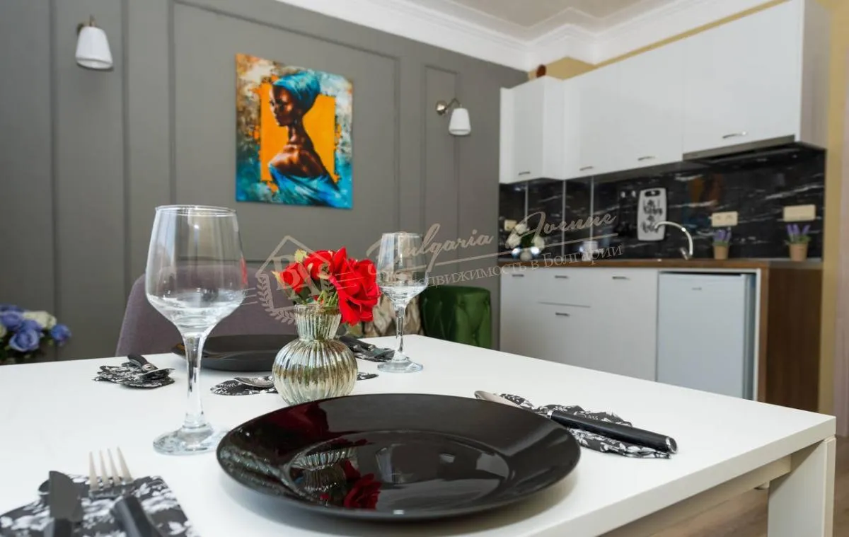 Дизайнерский апартамент с 1 спальней в 150 м от моря в г.Несебр