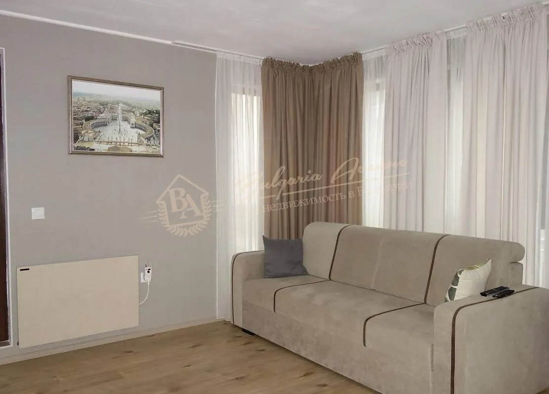 Дизайнерски меблирован апартамент с 1 спальней в новом доме, г.Несебр