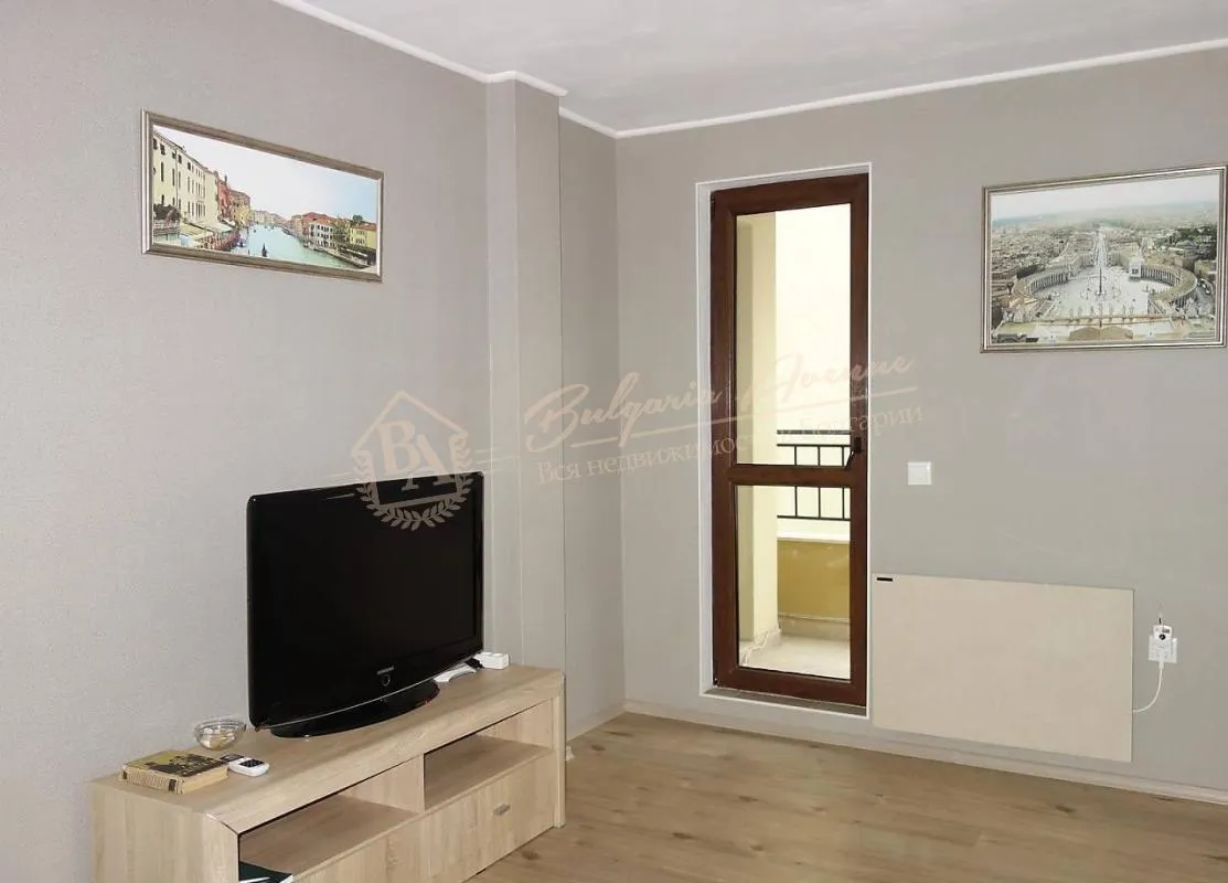 Дизайнерски меблирован апартамент с 1 спальней в новом доме, г.Несебр