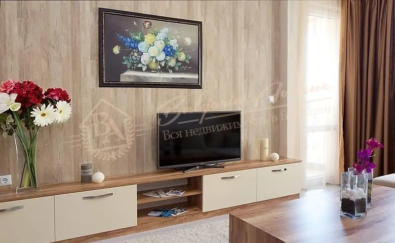 Дизайнерская квартира с 1 спальней в элитном комплексе в 150 м моря, г.Св.Влас