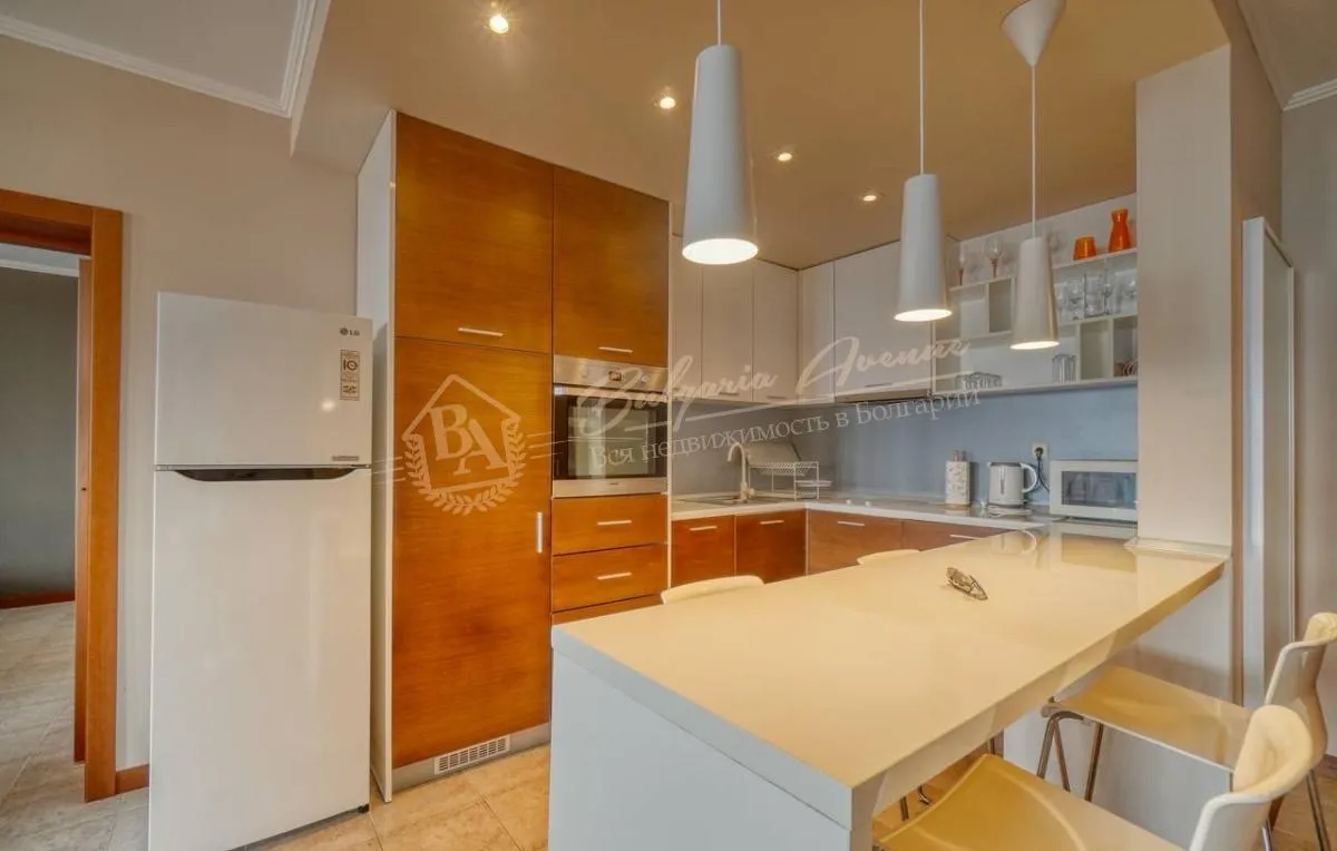 Трехкомнатная квартира, фронтальный вид на море в Саsa Real г. Святой Влас