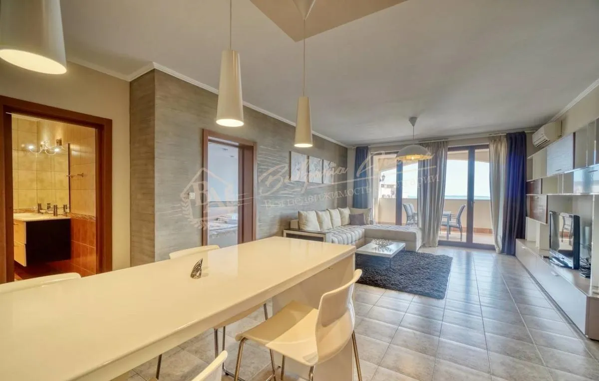 Трехкомнатная квартира, фронтальный вид на море в Саsa Real г. Святой Влас