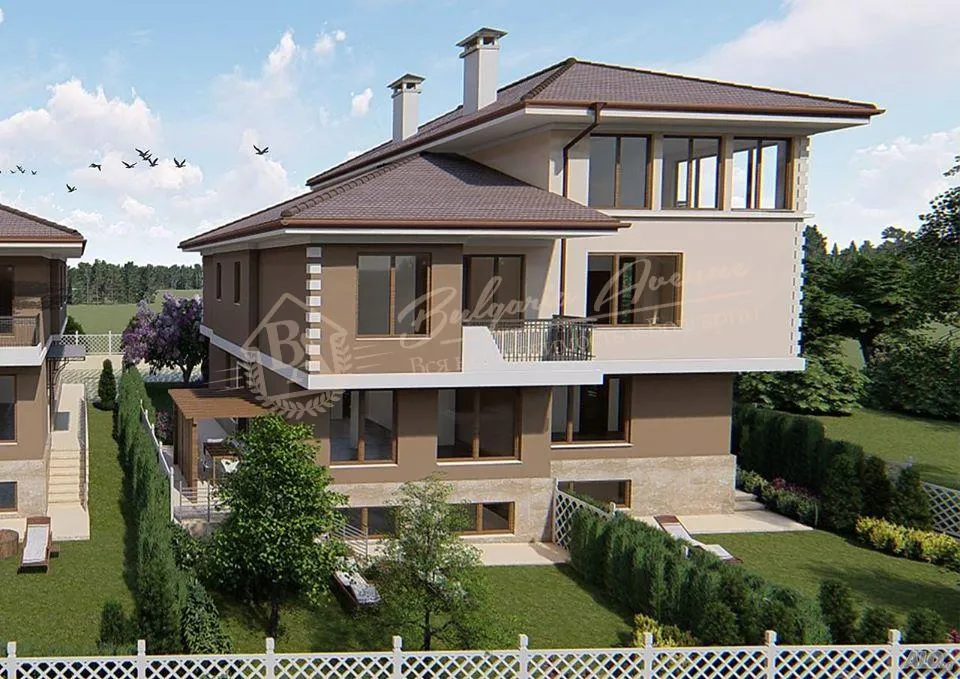 Дом/таунхаус с изложением на юго-запад и панорамой на море и город в г.Варна