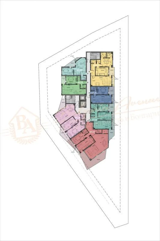 Просторная трехкомнатная квартира от застройщика, г. Варна